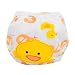 Yistu Washable Nappy, Newborn Baby Cloth Diaper Cover Adjustable Reusable Washable Nappy (D)