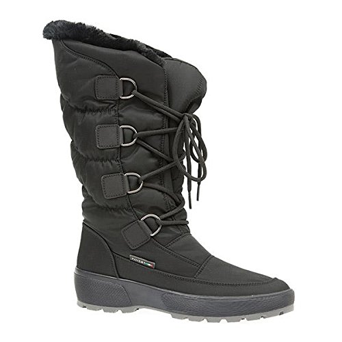 Pavers Winter Boot with Soft Lining & Full Leg Lace 124 588 - Black Size 8 (41)