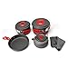 Produktbild Dailyinshop ALOCS CW-C06S Outdoor Camping Kochgeschirr Set Töpfe Bratpfanne Wasserkocher Geschirr (Farbe: Dunkelgrau)