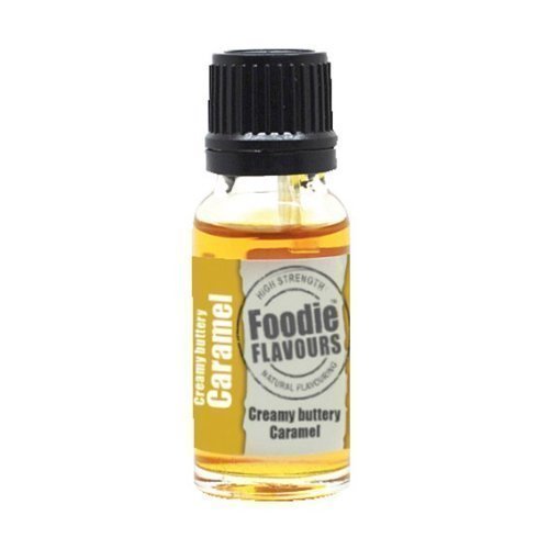 Preisvergleich Produktbild Foodie Flavours Natural Flavouring - 15ml Glass Bottle - Caramel