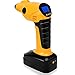 Produktbild Mars Jun Tragbarer Luftkompressor, Elektrische Reifenluftpumpe 12v 130 Psi Mit Digitalmanometer-FlüSsigkristallanzeige, GefüHrtes Licht FüR Auto-Fahrrad-Motorrad-Luftkissen-Basketball