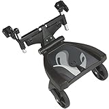 Buggyboard Trittbrett Mitfahrbrett Rollbrett + Zusatzsitz (Erweiterung) für Kinderwagen Buggy Jogger bis 20 Kg - 3