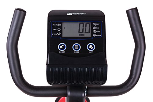 Hop-Sport Liegeheimtrainer AXUM Sitzheimtrainer Heimtrainer Senioren Computer Pulsmessung Ergometer - 4