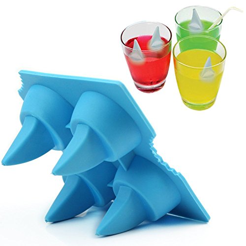 HelpCuisine silicone Shark fin ice cube tray (Eiswürfelform Hai Shark) - 5