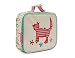 Pink Lining Lunchbox Raining Cats and Dogs