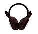 Cute Rabbit Kids Earmuff Durable Winter Baby Earflap Keep Warm with Plush Coffee