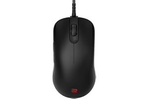 Avenco BenQ Zowie FK1+-C Symmetrical Gaming Mouse for Esports | Waga zmniejszona | Kabel Paracord i 24-Step Scroll Wheel for More Personal Preference| Driverless | Matte Black Coating | Extra Large