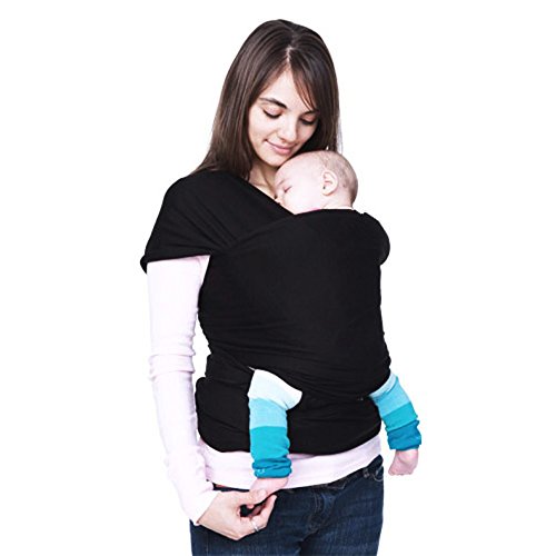 Ecloud Shop® Flexible Baby Products Baby CarrierWrap Sling Black