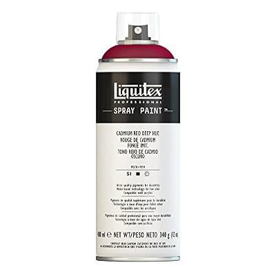 Liquitex Professional Peinture acrylique Aérosol 400 ml Rouge de cadmium foncé Imitation