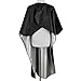 Ayliss® Classic Black Waterproof Hair Cutting Cape Salon Barbers Hairdressing Gown (One Size, Black)