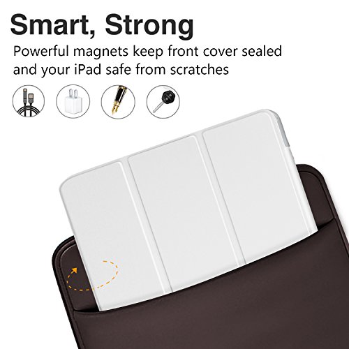 IVSO hochwertiges PU Leder Etui hülle Tasche Case – mit Standfunktion, super 360° Anti-Wrestling, ist für Huawei MediaPad T3 8.0 Tablet-PC perfekt geeignet (Weiß) - 7