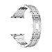 Produktbild TianranRT Luxus Legierung Kristall Watch Band Handgelenk Gurt Für Apple Watch Serie 4 40MM (Silber,40mm)
