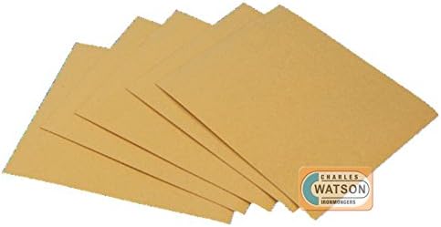 120 Grit Glass Paper Fine Sanding Sheets - 5X 280MMx230MM