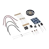 Ejecución exquisita. DIY NE555 Oscilador Zumbador Generador de Tono electrónico LED Kit 8R 0.25W Altavoz Materiales respetuosos con el Medio Ambiente - Mezclados