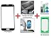 Produktbild iTG® PREMIUM Displayglas Reparatur-Set für Samsung Galaxy S5 Schwarz - Oleophobic Front Display Glas für SM-G900F G901F G903F LTE NEO + Tempered Glass Displayschutz, 3M Klebefolie und iTG® Werkzeug-Set