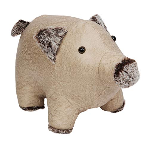 Preisvergleich Produktbild Widdop Home Living Türstopper Schwein, Beige