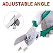Produktbild Blechschere Multi-Angle einstellbare Winkelschere Cutter- Scherenteilen zum Schneiden von Blech, Aluminium, Leder, Maschendraht, Plastik, Kupfer und Kunststoffplatten,45-135 Grad Winkelschere