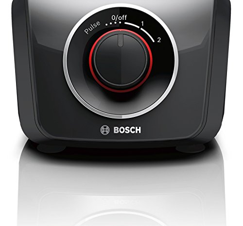 Bosch MMB42G0B Standmixer SilentMixx 700 W, ThermoSafe Glas, Edelstahl-Messer, schwarz - 3
