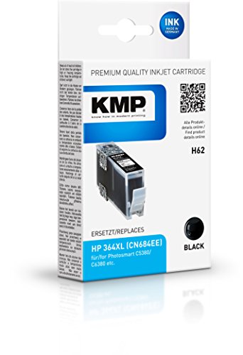 KMP Tintenkartusche für HP Photosmart C5380/C6380, H62, black