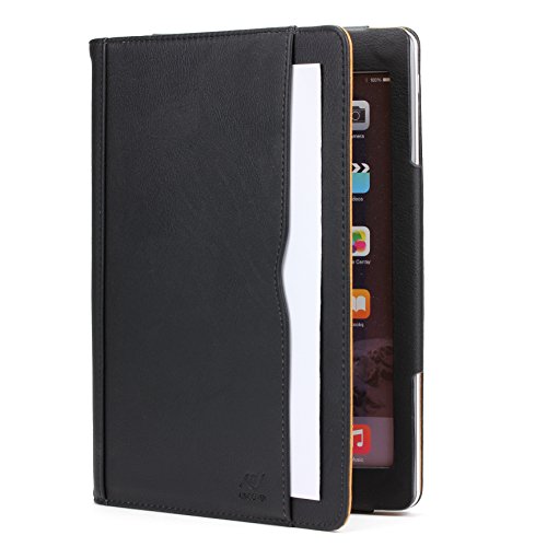 Original Urcover® Tasche Smart Cover iPad Air 2 ( 2014/2015 Version – 6.Generation) Schutz Hülle Case [Sleep / Wake Funktion] und inkl Displayschutzfolie & Zubehör | Schwarz - 7