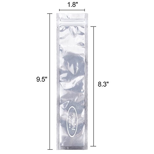 Tagvo 30 Packung Eis-Pop-Form, gesunde hausgemachte Snack, Gefrierschrank Pop, Gogurt, Eis-Süßigkeit, BPA frei und FDA genehmigt Popsicle Maker mit Ziplock (30 Pack Set) - 3
