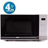 BBK, 20MWG-736S/BS, Micro-ondes avec grill, Gris/Noir, 20 litres, 700 Watts