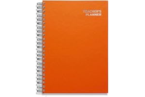 Teacher Planner 2023-2024 by Pirongs A4 5 Lesson - Orange