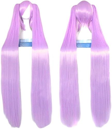 CaseEden (Case Eden) VOCALOID Vocaloid purple Miku Rakisu was holly Kagami Tales of Graces Sophie Cosplay Wig Vance type short 35cm & Vance 120cm heat light purple light purple and white Mel Choi wig net two sets (black and skin color)