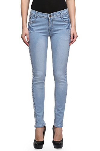 Miss Wow High Waist Denim Jeans for Women (ICEBLU1073_BLUE) RS.499 (67.00% Off) - Amazon