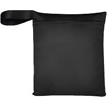 Produktbild von Dunkwckore 2 Stück Wetbag, Nasstasche Mit Reißverschluss, Wet Bag Schwimmsachen, Wiederverwendbar Schmutzige Kleidung Tasche Organiser Wasserdichte Nassbeutel Für Badeanzüge, Strandtuch, Sportkleidung