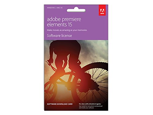 Preisvergleich Produktbild Adobe Premiere Elements 15, Videobearbeitungssoftware, Product Key Card