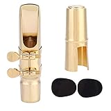boquilla saxofon alto yamaha precio MATERIAL DURADERO: Hecho de metal de alta calidad, resistente y duradero, garantizar un uso prolongado.