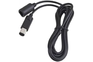 HAIFISCHTECH 2 Stück Verlängerungskabel passend für Nintendo Game Cube GC Controller und Wii Classic Controller Verlängerungen
