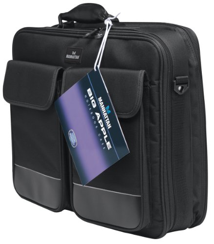 Manhattan Notebooktasche „Big Apple“ Top Load ( geeignet für die meisten Notebooks bis 17″ ) schwarz 433723 - 9