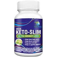 Vedapure Naturals Keto Slim Advanced Weight Loss Supplement Natural Advance Fat Burner -1000Mg, 60 Capsules