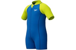 Speedo Learn To Swim Essential Wetsuit Neoprene Suit, Swimming Lessons, Soft Touch, Neoprene Costume da Bagno Bambini e Ragazzi
