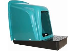 Easy Media Nido per la deposizione di Uova di Gallina da Esterno, con cassetto di raccolta, montaggio a Parete