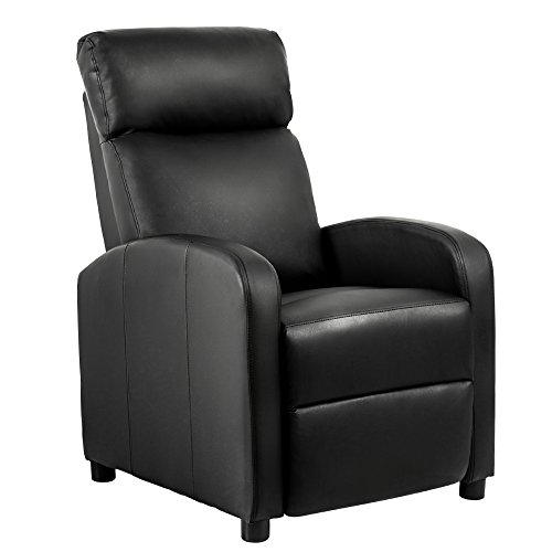 Life Carver® Ultimo Leather Recliner Living Room Armchair Sofa Chair Home Theater Seating Reclining Cinema Home Lounge