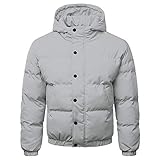 Luckycat Männer Jungen Warm Mit Kapuze Winter Reißverschluss Große Größe Mantel Outwear Jacke Top Bluse Winterjacke Steppjacke Daunenjacke Parka Mäntel Jacken