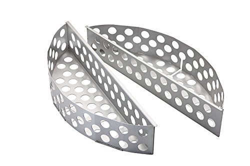 Rösle 25033 Kohlekorb, 2er-Set, silber, 60 cm