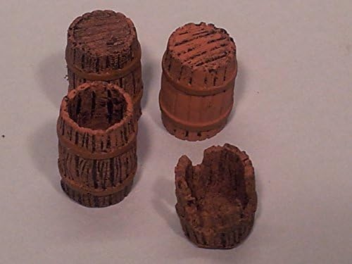 1/35 Scale Small Wooden Barrels 4 pces