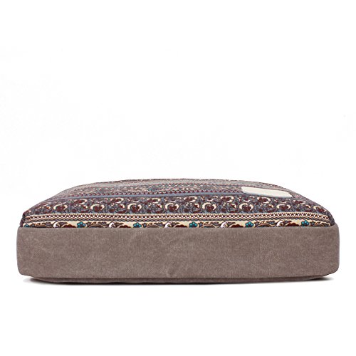 Bohème Stil Canvas-Gewebe Tasche Hülle Aktentasche Sleeve für Laptop / Notebook Computer / MacBook / MacBook Pro / MacBook Air - 5