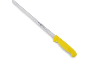 Arcos Couteau à Poisson en Acier Inoxydable Nitrum. Lame 300 mm. Manche Ergonomique en Polypropylène. Série 2900. Couleur Jaune