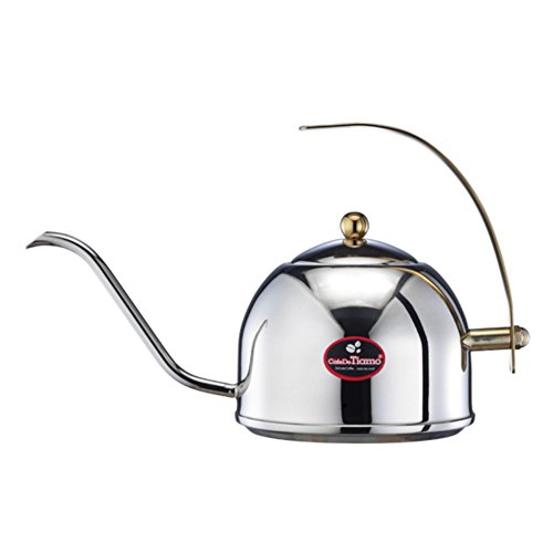 examen acier inoxydable Style simple et moderne Petit pot Argenté café pot-B