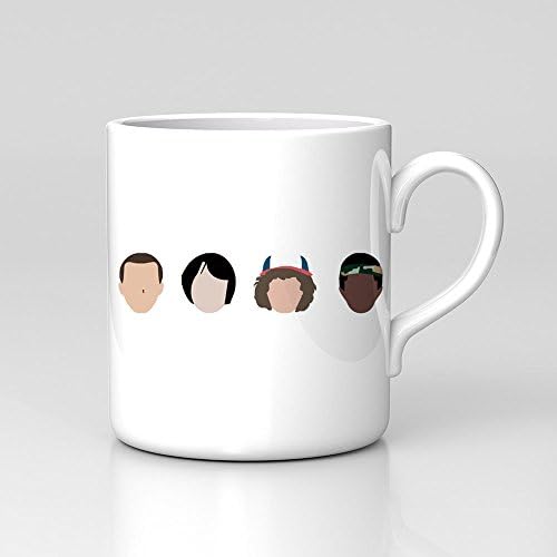 Stranger Things Faces Minimal Graphic Eleven Mike Dustin Mug Home Coffee Tea