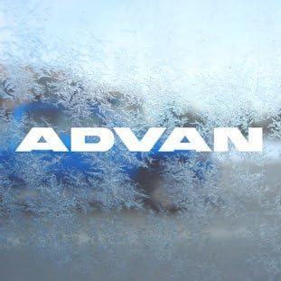 Car Sticker / Bumper / Decal Advan White Jdm Drift Racing Evo Civic Car White - for Laptop / Window / Truck / Tuning / motorcycle