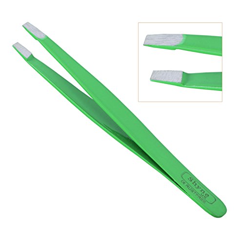 Professional Eyebrow tweezer Straight plucker hair remover Tweezerette (BLACK) - Image 4