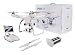 Produktbild upair One Drohne mit 2,7 K HD Kamera, 5.8 G FPV Monitor übertragen Live Video, 2,4 G Fernbedienung Controller, GPS Auto Return Funktion, ein Schlüssel zur Rückgabe, Anfänger Quadcopter