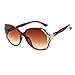 Price comparison product image VEMOW Polarized Glasses Sunglasses For Men Women Safety Glasses UV-Protection Retro Eyewear Clear Toddler Boys Girls Ladies Vintage Mirrored Oval, Rose Big Frame Vintage Sunglasses Eyeglasses (A)
