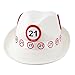 Produktbild Folat 8714572623216 62321 - Tribly Party Hut - Verkehrszeichen 21 Jahre - One Size, Unisex-Erwachsene, Weiß, Einheitsgröße